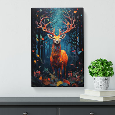 Deer Orphism No.2 - No Frame Print