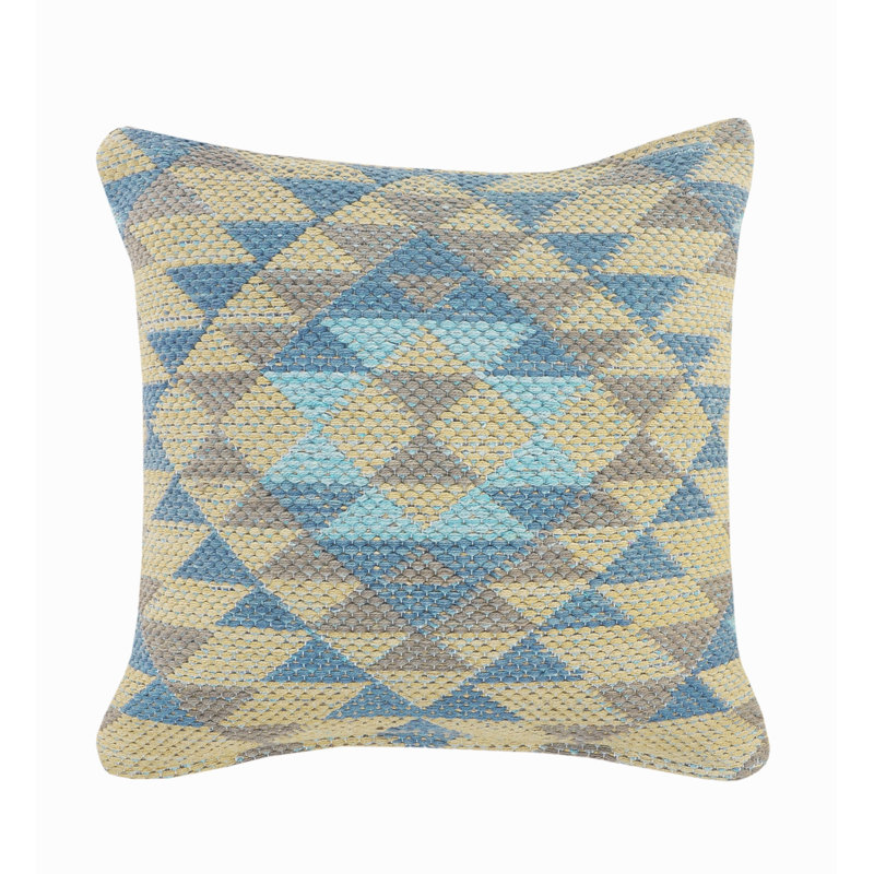 Coussin décoratif géométrique en coton, Housse de coussin seulement - sans coussin