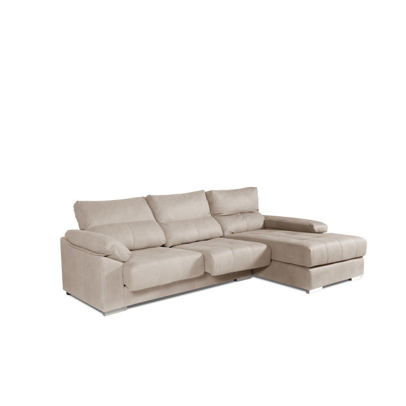 Mcclintock 3 Seater Sofa & Chaise, Cream