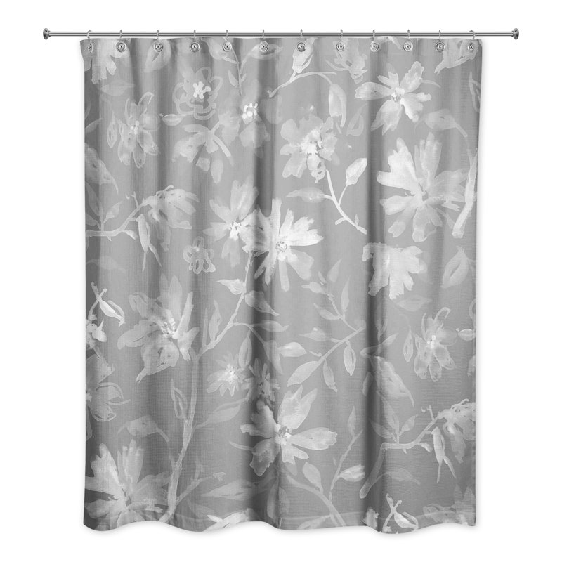 Rideau de douche Roneil, Gris