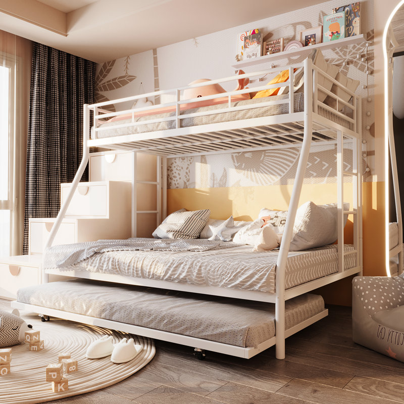  Lit superposé standard Arnya, Simple sur double, Blanc