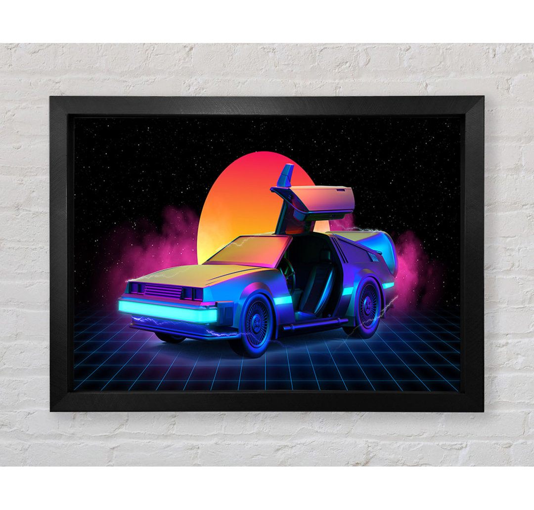 Delorean Smoke Sunrise - Druck