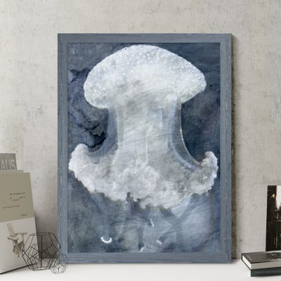 « indigo jellyfish ii » par paul cezanne-reproduction d’art sur cadre photo