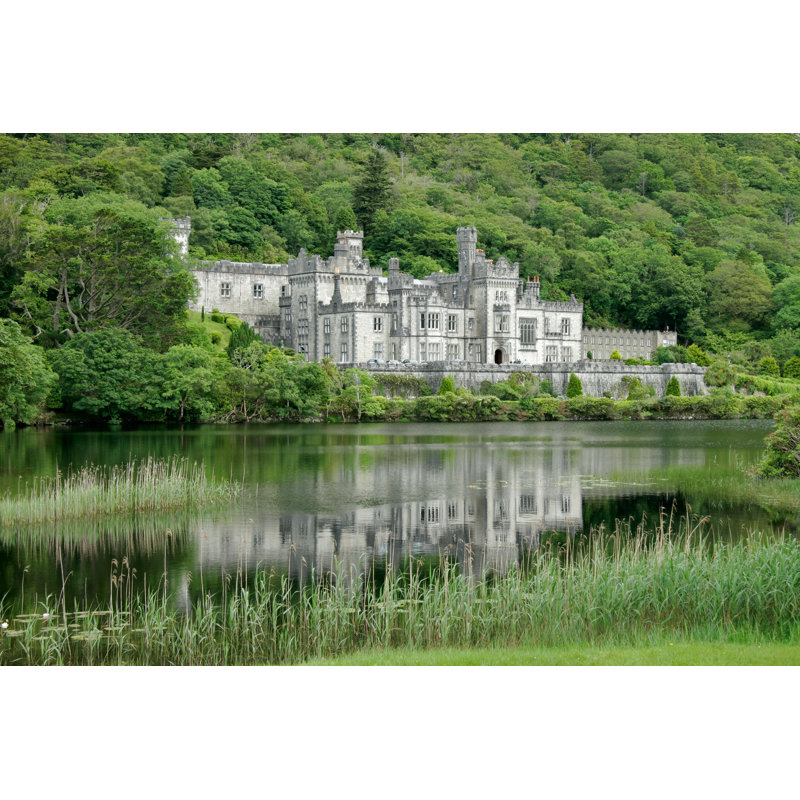 Kylemore Abbey Castle by EcoPic - Wrapped Canvas Print, 51cm H x 76cm W