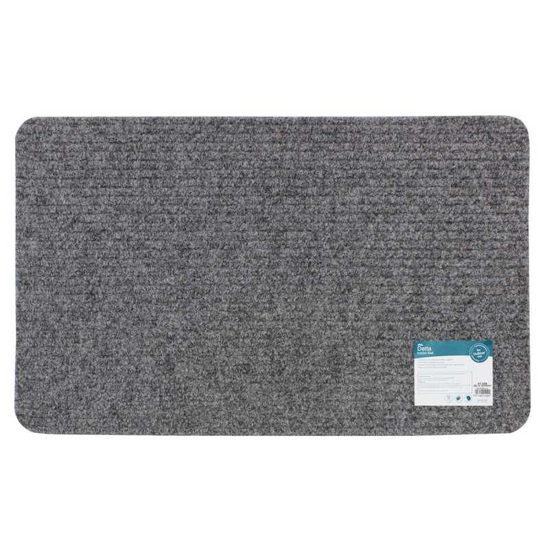 Delta Door Mat 50 X 80 Cm Non-Slip Indoor Doormat, Brown, 0.5cm H x 50cm W x 80cm L