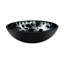 Novatto 16.5'' Black/Silver Glass Circular Bathroom Sink