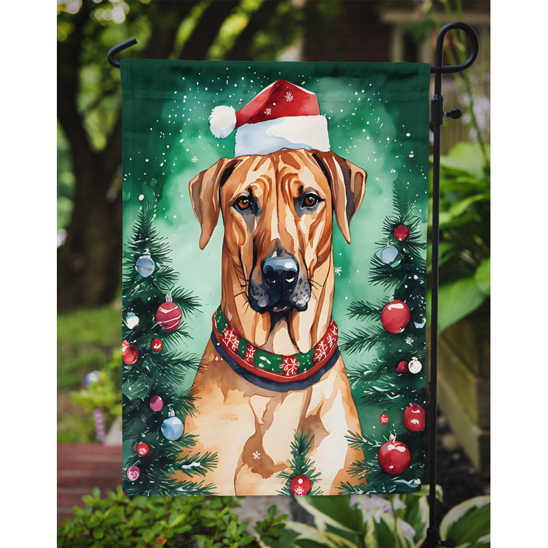 Double Sided Polyester Christmas, 15.5'' H x 11.25'' W