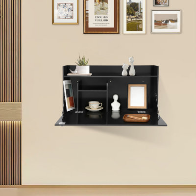 Armoire de bureau murale pliable 29,9 po