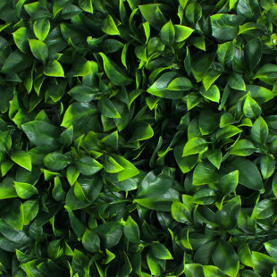 Haie artificielle 3ème rue Inn - Plante artificielle d'extérieur - Grand buis et lierre (Ensemble de 12)