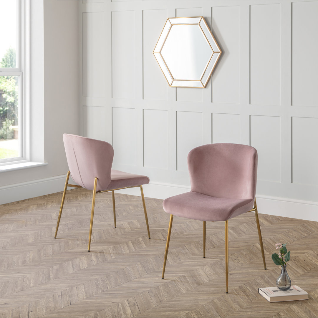 Gerson 47cm H Velvet Upholstered Side Chair