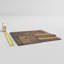 Carreau mural mosaïque en bois Farmstead l 11 7/8 po x H 11 7/8 po x P 1/2 po