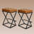Mid-century 26" Upholstered Counter Height Bar Stools Backless Industrial Barstool-1995665151-1994768157