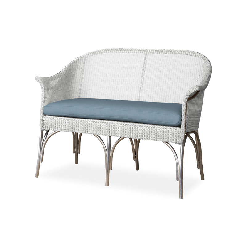 All Seasons Outdoor 2 - Seat, White, Bamboo Bay Sky