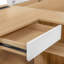 Lit plateforme double en bois avec 6 tiroirs, tablettes et coiffeuse-1942417989