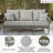 Ahumada 79.75'' Wide Straight Patio Sofa with Cushions