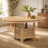 Light Oak 5-Piece Oval Extension Leaf Dining Set