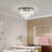 Lizette 6-Light Crystal Chandelier Flush Mount Lighting-777802077