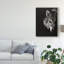 «Black Glimpse III» par Julie T. Chapman - reproduction d'art sur toile tendue-700569760