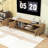 TV Stand with Hidden Storage and Cable Management