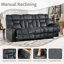 Ensemble 3 pièces inclinable manuel contemporain avec 2 fauteuils inclinables et 3 sièges-50482727