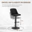 Swivel Upholstered Bar Stool-197711949