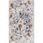 Tapis ivoire / rose en coton lavable à la machine Abigayle-281420357