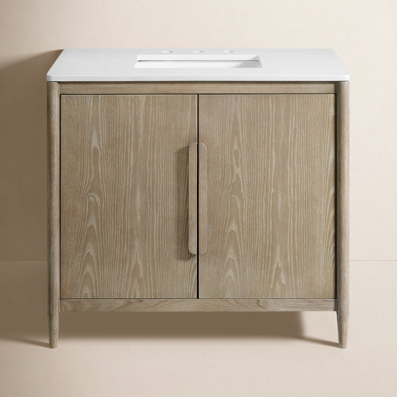 Alsup 36" Single Vanity With Quartz Countertop