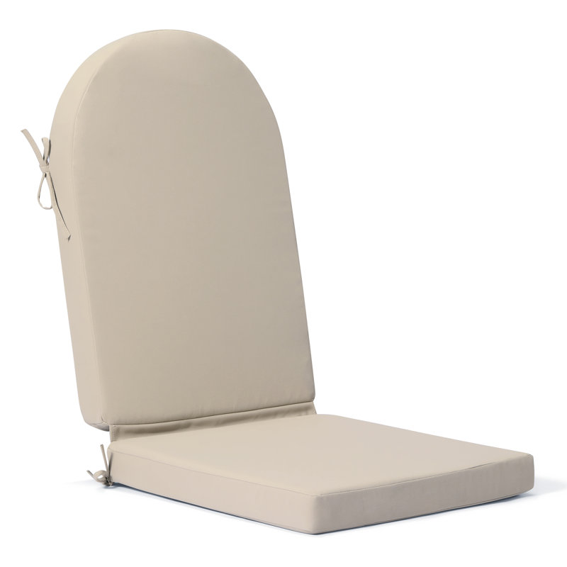 Coussin de siège et de dossier Adirondack de 2,5 po de diamètre Vinnie, Beige
