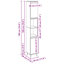 No Mounting / Installation Required Bathroom Cabinet