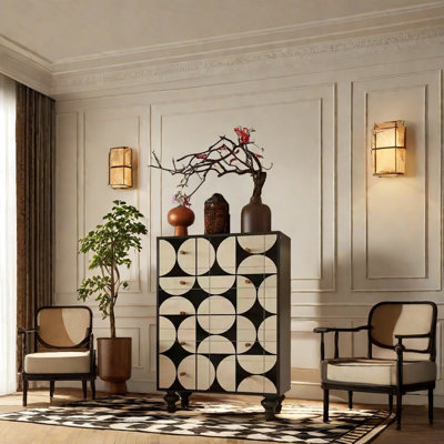 Large Capacity Painted Accent Chest