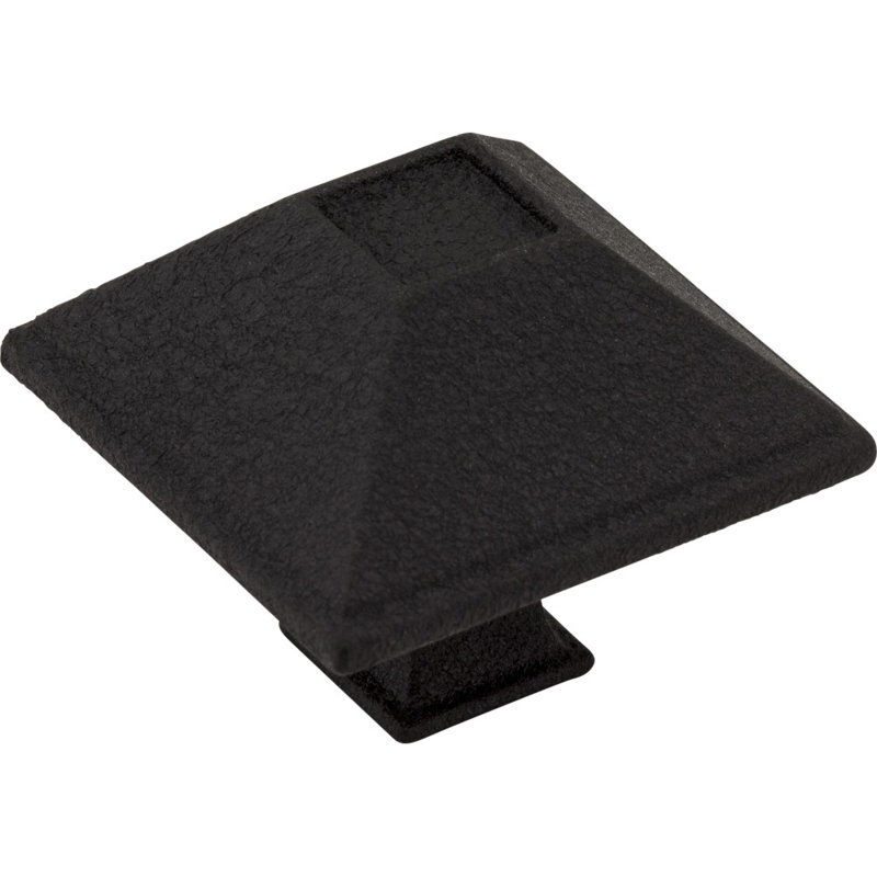 Tahoe Square Knob, Black, 1 1/4″