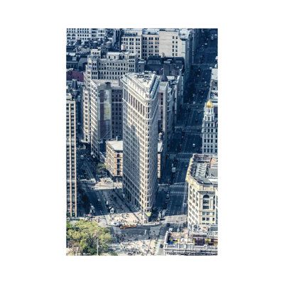 Flatiron From Above 1 Piece Wall Art on Canvas