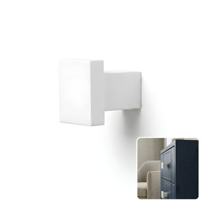 ROUS Hardware Art Deco Square Knob