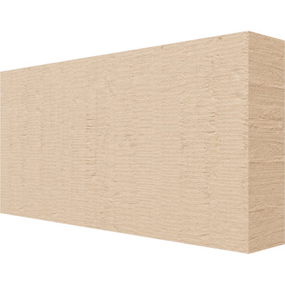 Timberthane Rough Cedar Faux Wood Block Rafter Tail, 2"W x 6"H x 12"L, Primed Tan