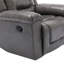 Fauteuil inclinable manuel de cinéma à 3 places avec deux porte-gobelets intégrés pour le salon