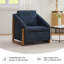 Fauteuil en tissu d'ameublement Chenille-304650930