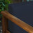 Arlen Outdoor Navy Blue Club Chair