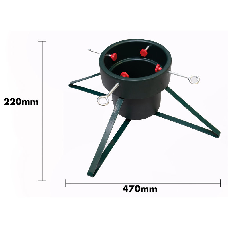 Metal Artificial Tree Stand For Max. Tree Height, 22cm H x 47cm W x 47cm D