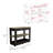 Kitchen Island with Drawer Shelves and Casters-458546701-423032430