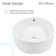 Monaco Circular Vessel Bathroom Sink with Overflow