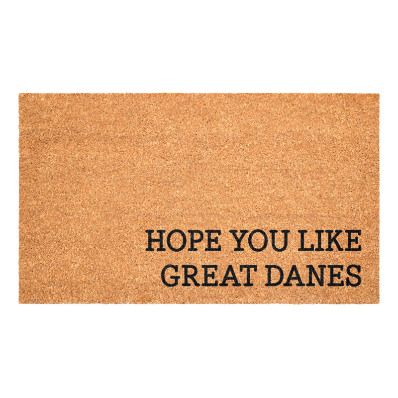 Hope You Like Great Danes Doormat, 24"x36", Great Danes, 24" x 36"