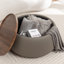 Repose-pieds de cocktail rond avec rangement Pietsch-365955037