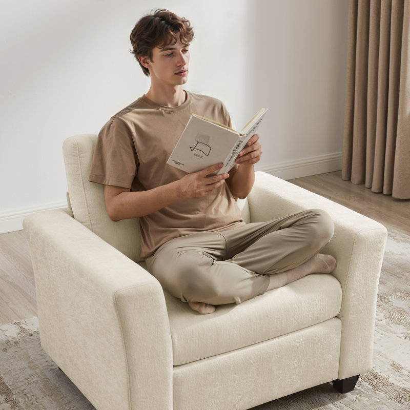 Fauteuil d'appoint 40,35 po, Beige