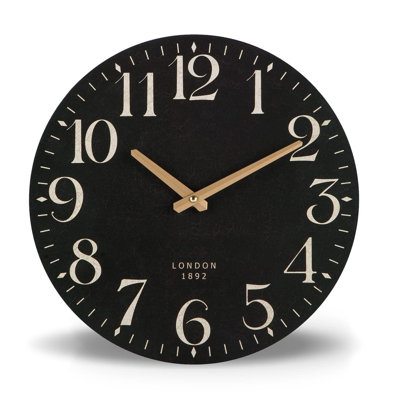 Horloge murale en bois manufacturé Jasahd