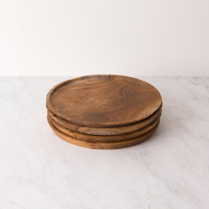 Shuster 4 Piece Dinner Plate Set