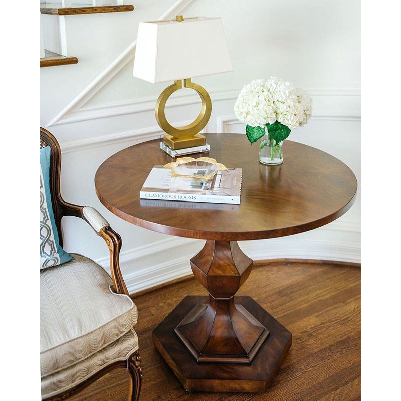 Solid Wood End Table