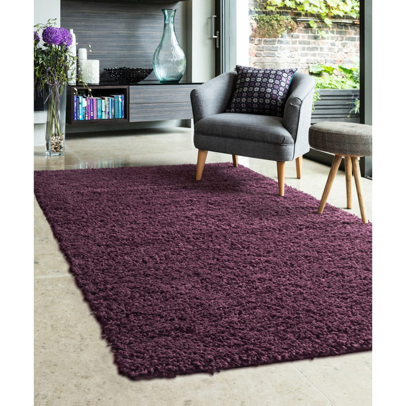 VENUS SHAGGY PLUM , Rectangle 160 x 230 cm