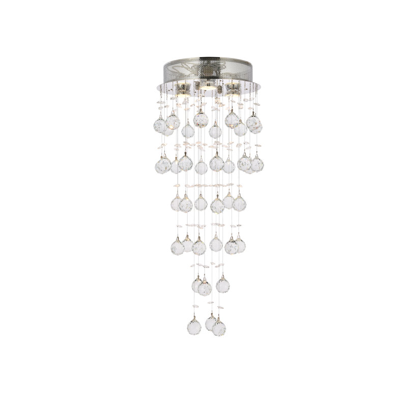 Colne Crystal Flush Mount, Royal Cut