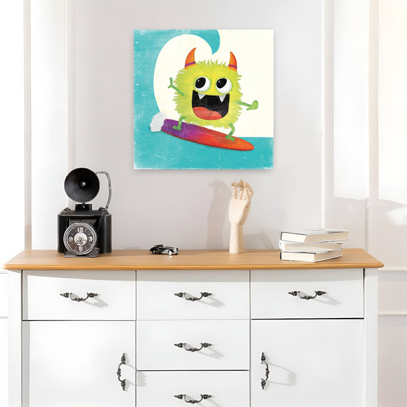 Art contemporain fantaisiste Xtreme Monsters III, H 18 po x l 18 po