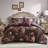 Luxurious Velvet Bedding Sets, Queen Size, Romantic Floral Design For Home